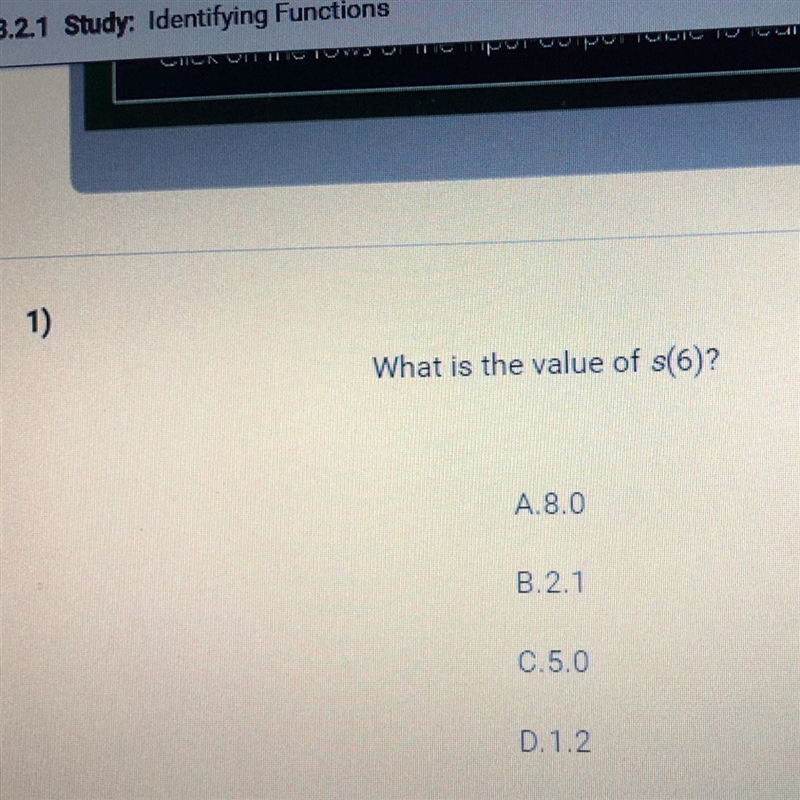 What is the value of s(6)?-example-1