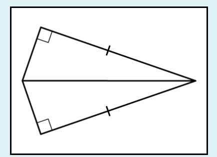 Instructions: Determine if the two triangles in the image are congruent. If they are-example-1