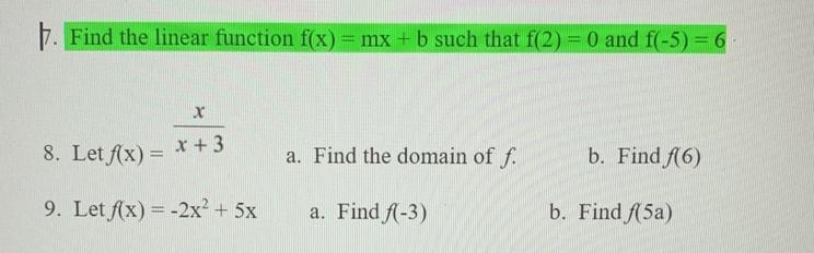 Please help with 7, 8, and 9, please put in step by step as this is a study guide-example-1