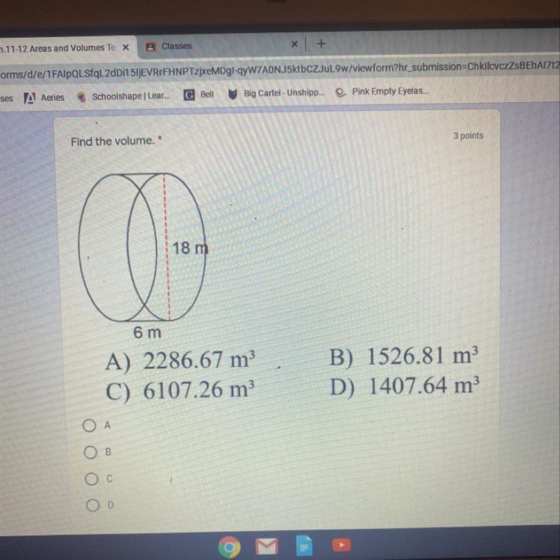 Find the volume !! Please help me ASAP !-example-1