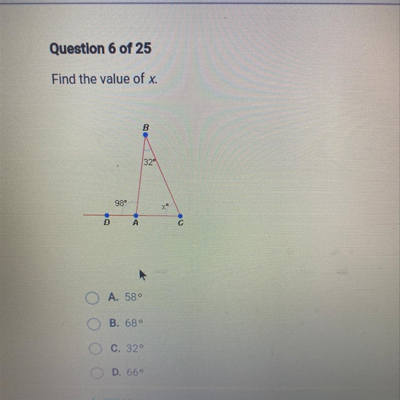 Find the value of X?￼-example-1