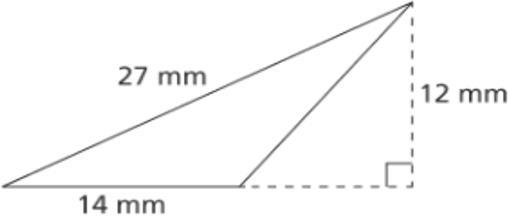 Find the area of the triangle-example-1