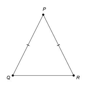 Drag and drop a statement or reason to each box to complete the proof. Given: PQ¯¯¯¯¯≅PR-example-2