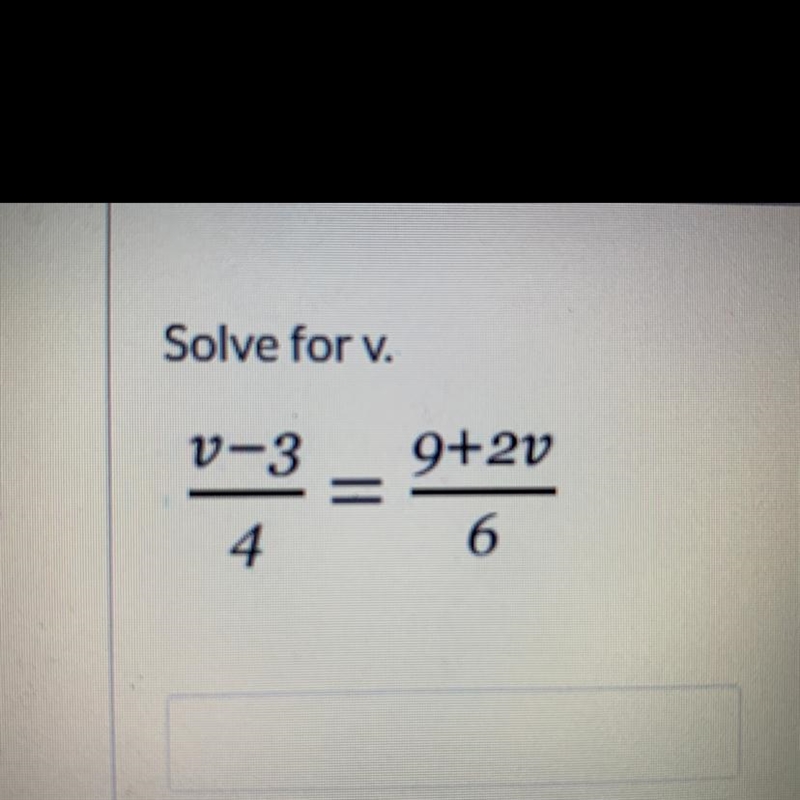 Solve for v pleaseee answer and explain <333-example-1