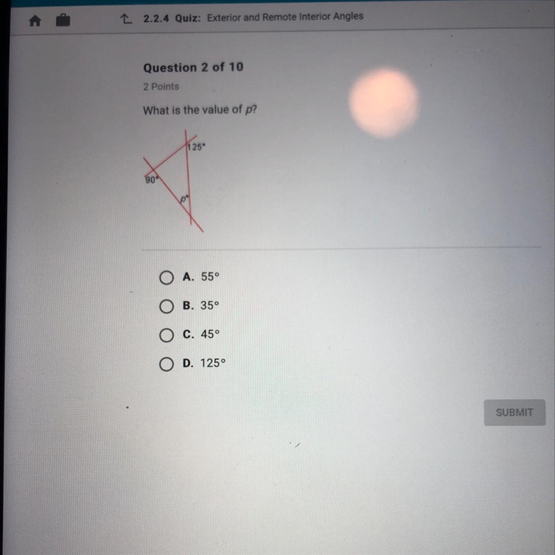 what is the value of p (can someone explain how to solve these type of problems as-example-1