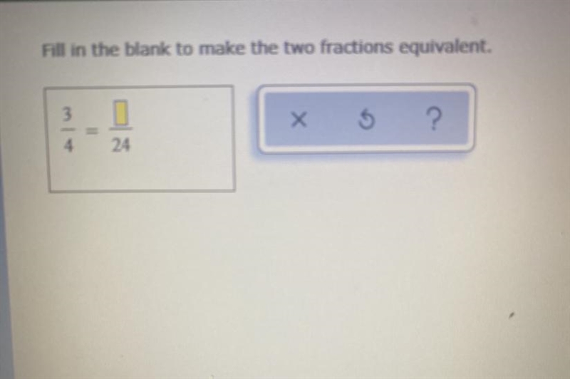 Fill in the blank to make the two fractions-example-1