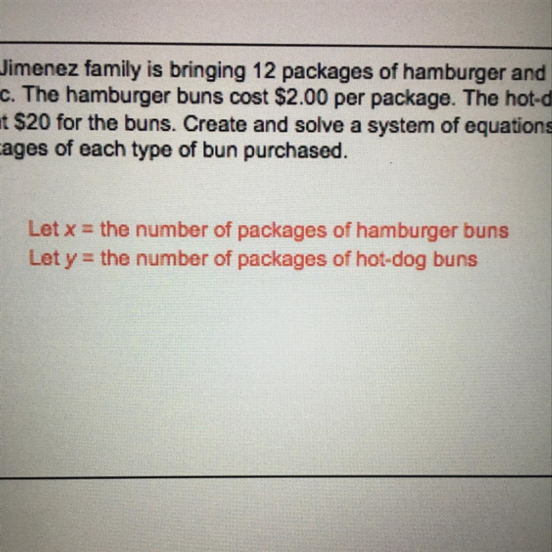 PLEASE ANSWER THIS QUESTION RIGHT The Jimenez family is bringing 12 packages of hamburger-example-1