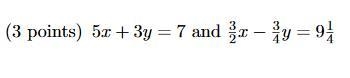 Solve the given system of equations utilizing either the substitution or addition-example-1