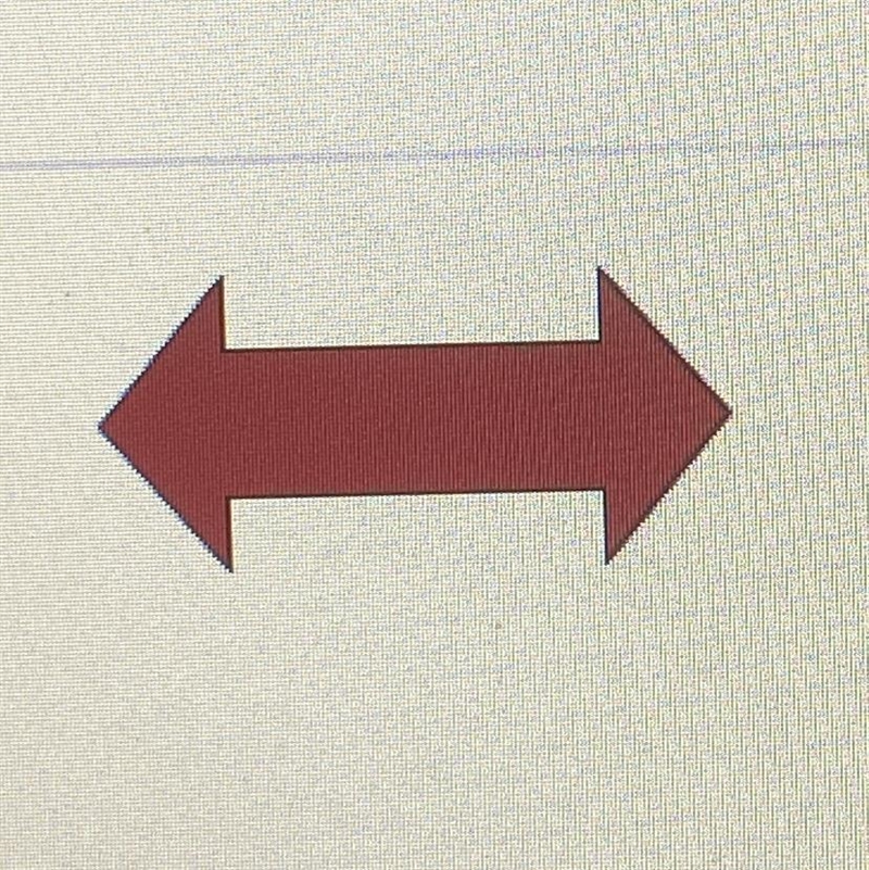 Which statement about the arrow is true? A)The arrow does not have rotational symmetry-example-1