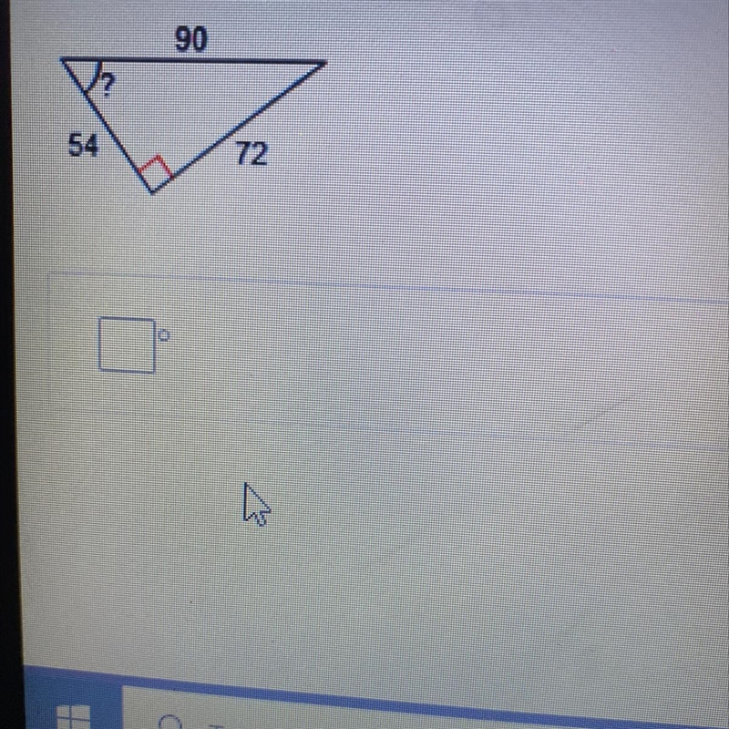 Find the measure of the indicated angle to the nearest degree-example-1