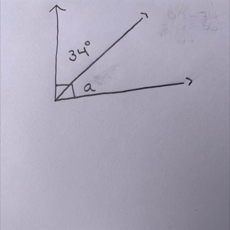 Can someone help me how to to find the measure of the missing angle ? Which is a-example-1