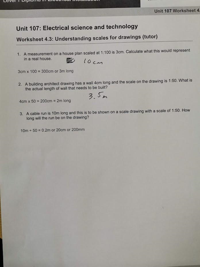 What the full work out for this A mesasurment on a house plan scaled at 1:100 is Calculate-example-1