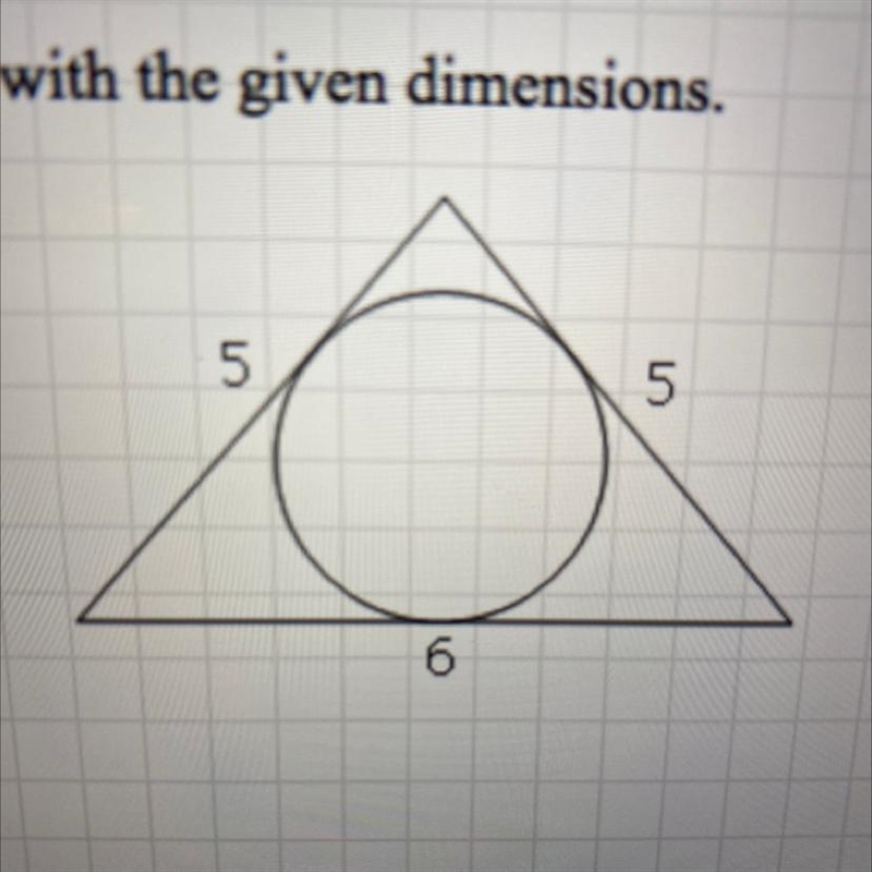 Find the radius of the circle-example-1