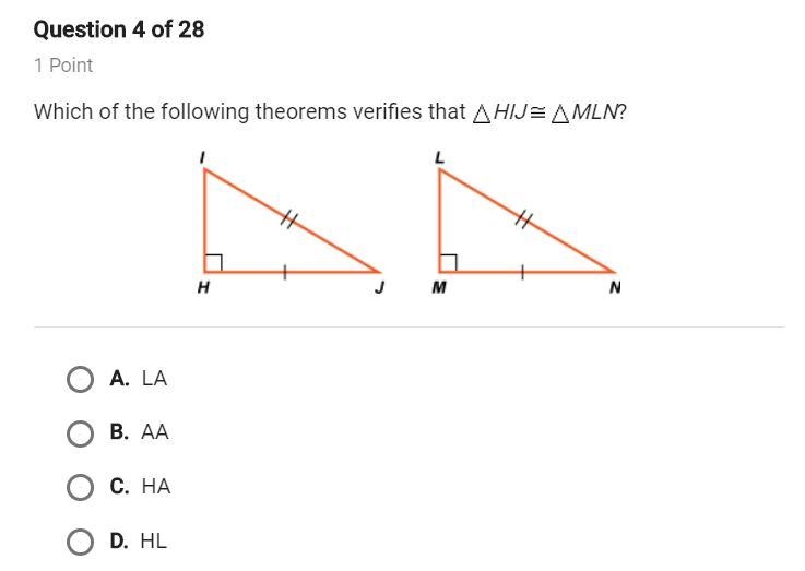 Which of the following theorems verifies that HIJ MLN?-example-1