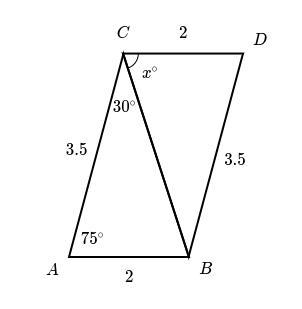 What is the value of x in the figure shown below? PLEASE HELP ME ):-example-1