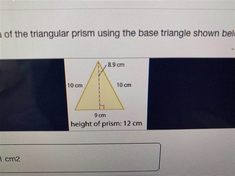 What is the surface area of the triangular prism-example-1