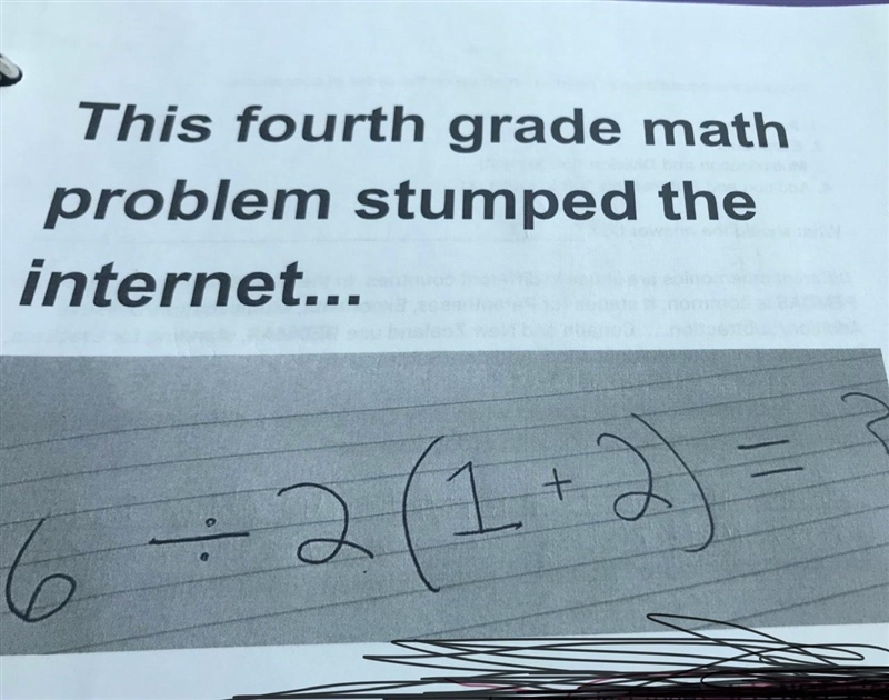 6 divided by 2 (1+2) = ?-example-1