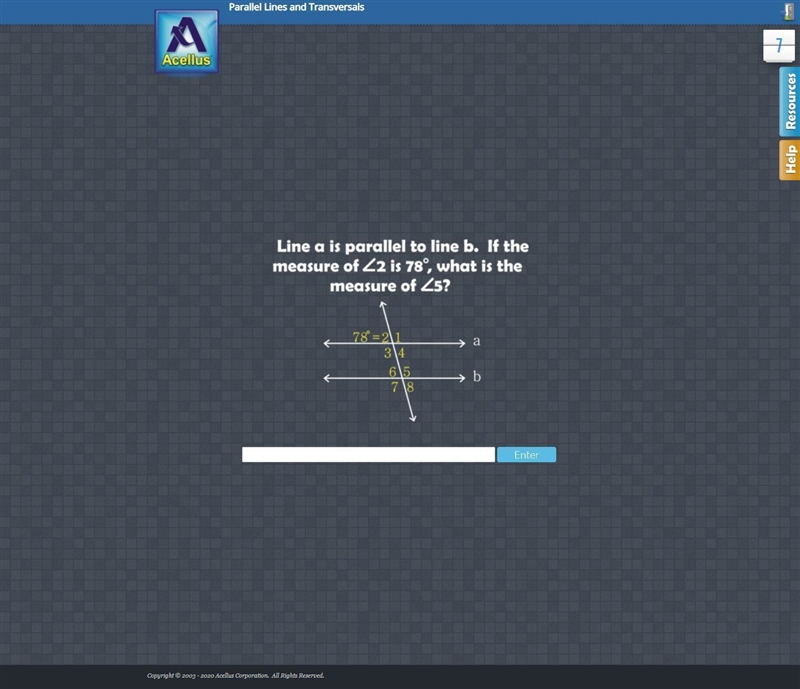 Urgent! It's due today! Line A is parallel to line b. If the measures of <2 is-example-1