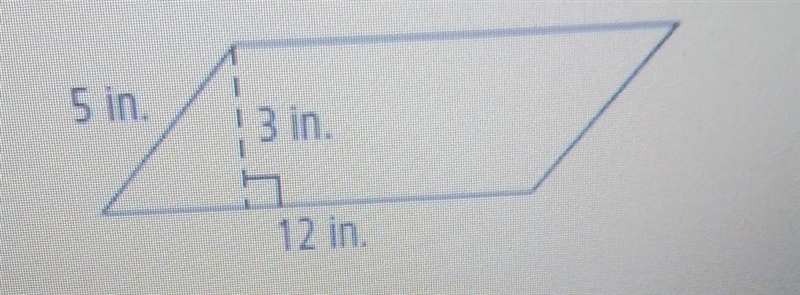 Area of parallelogram? im confused on how to find it​-example-1