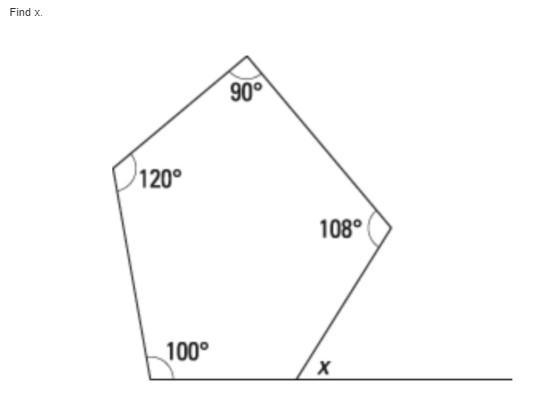 Find X for this shape-example-1