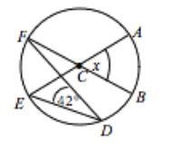 It says that I need to find x for the missing angle in the equation.-example-1