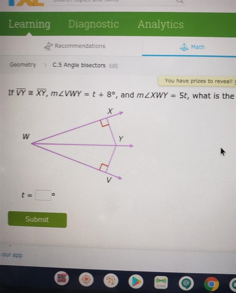 Geometry what is the value of t? can someone pls tell me how to figure this out?? I-example-1