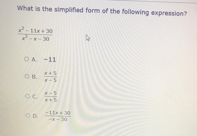 What is the simplified form of ether following expression ?-example-1