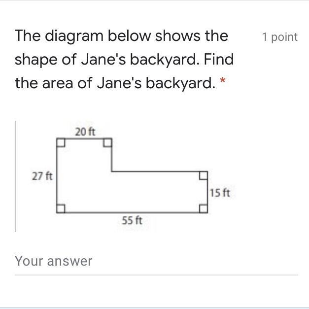 What is the area of Janes backyard *ANSWER FAST*-example-1