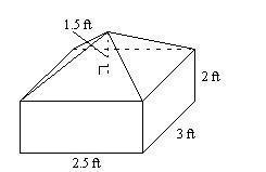 50 points! ASAP! Tyler build a dollhouse for his sister shown in the diagram below-example-1