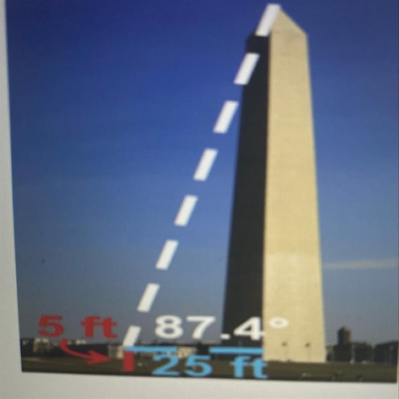 How tall is the monument?-example-1