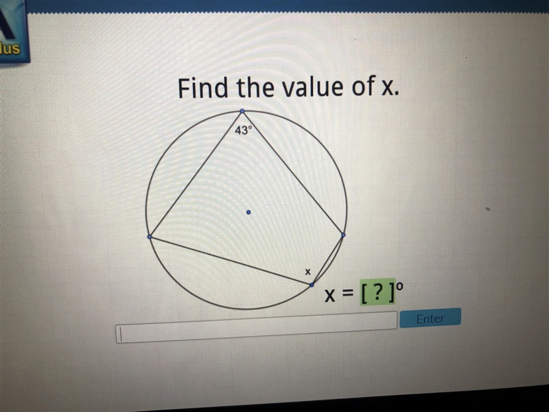 Find the value of x.-example-1