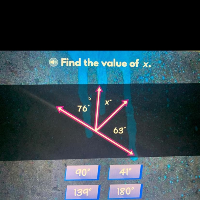 Find the value of x 76* and 63*-example-1