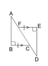 From the given figure prove that i) ΔABC and ΔDEF are congruent ii) A F = DC-example-1