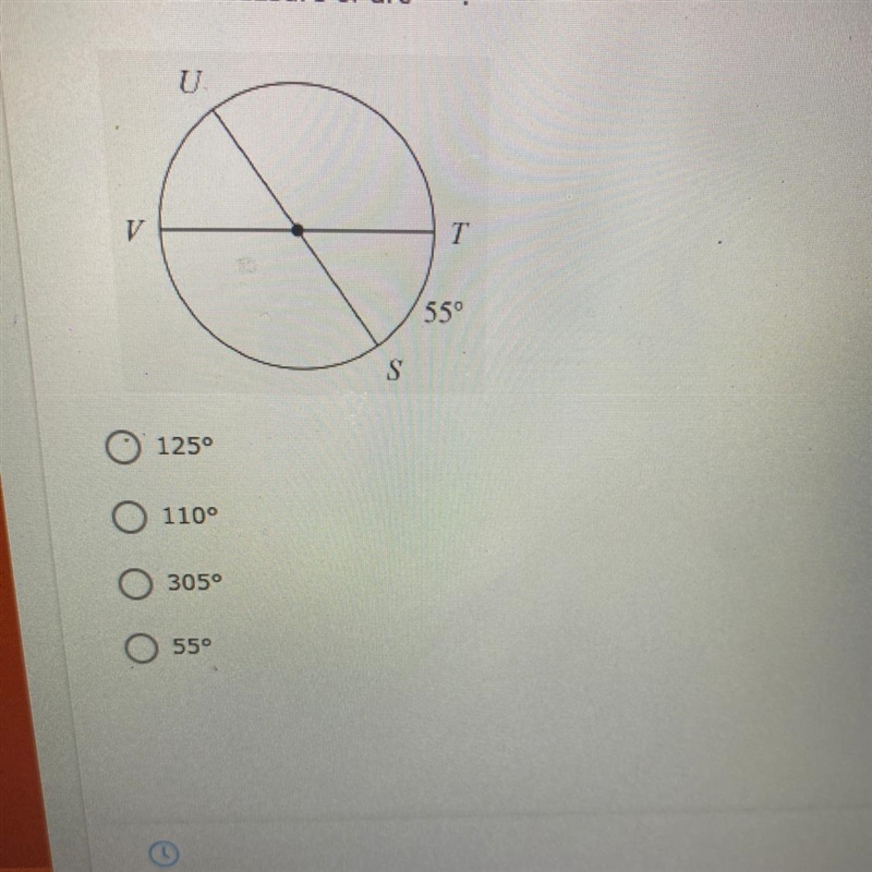 Find the measure of arc UT-example-1