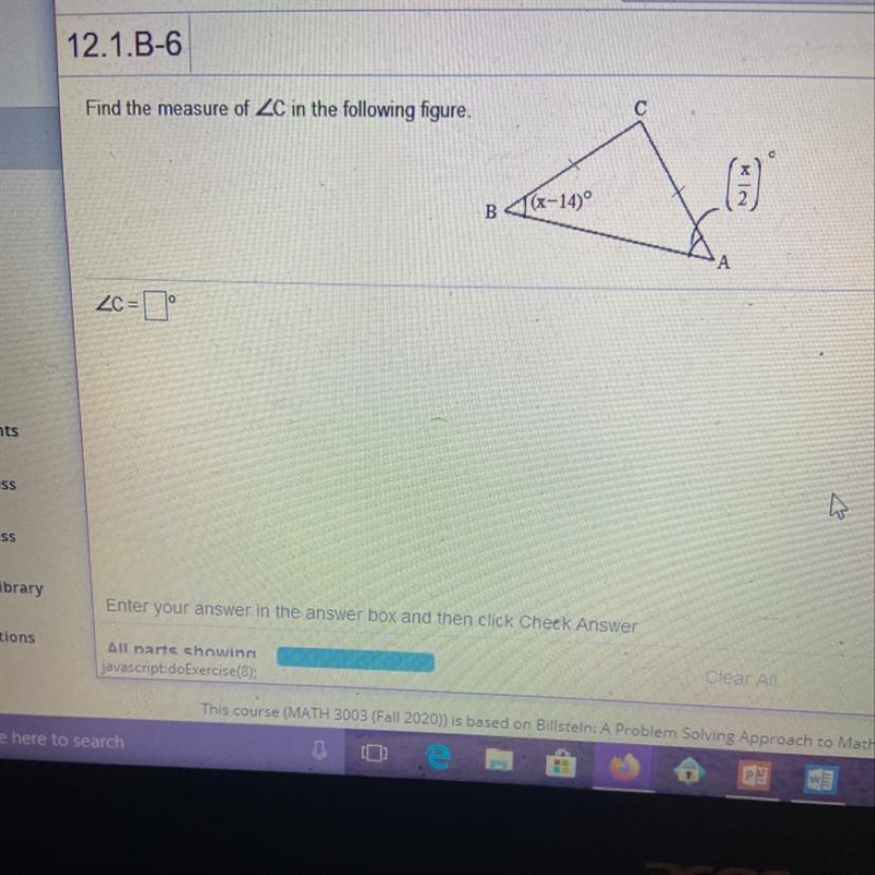 What’s the measure for angle C?-example-1