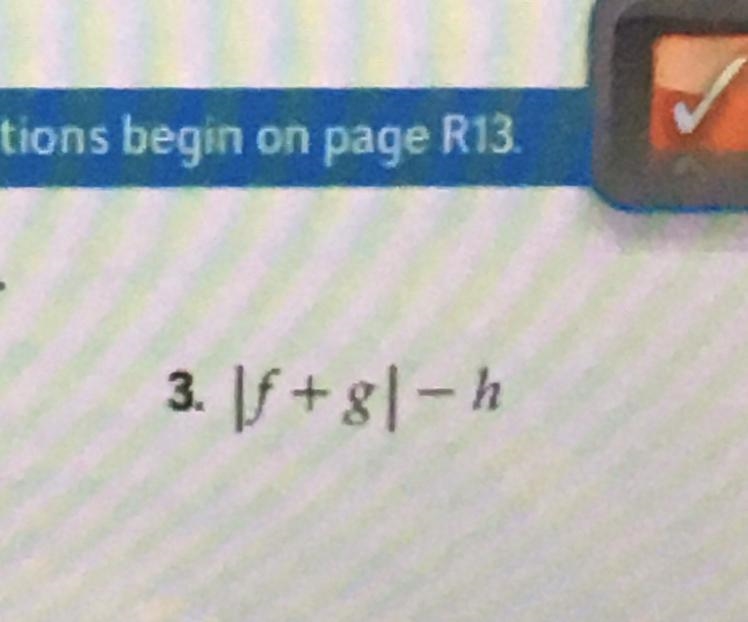 Quickly plzzz F=3. G=-4. H=5. Evaluate equation plzz-example-1