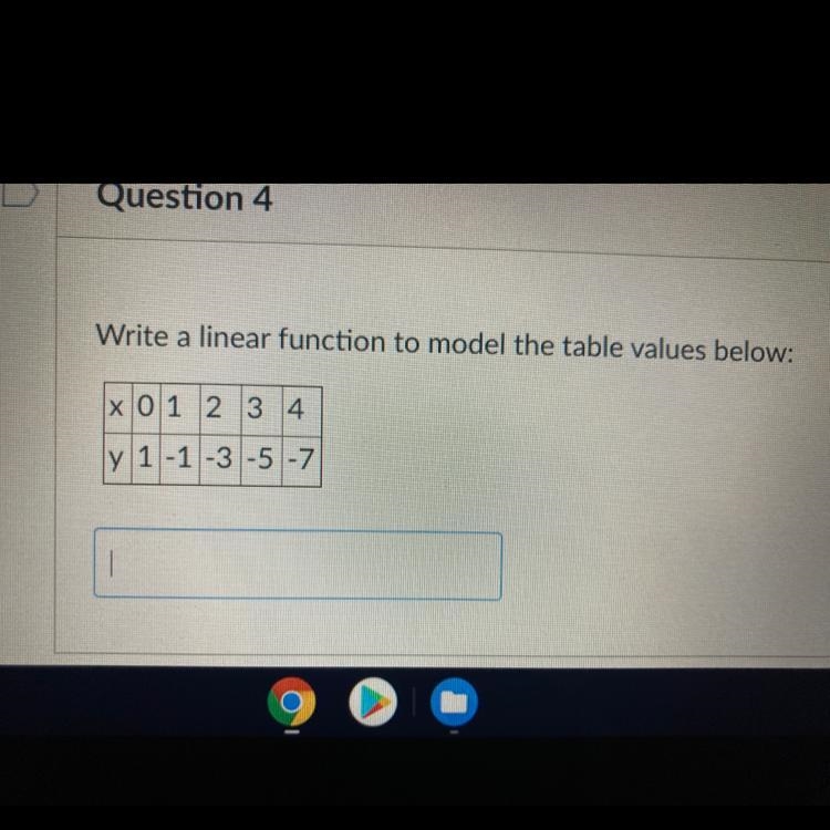 Write a linear equation-example-1