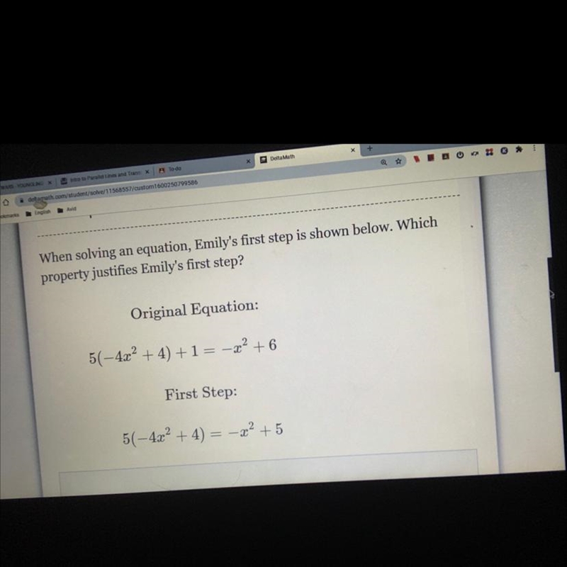 is this subtraction property of equality, associative property of multiplication, division-example-1