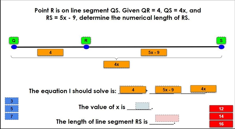 I need value of x and rs please-example-1