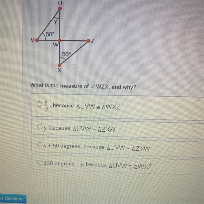 What is the measure of WXX, and why?-example-1