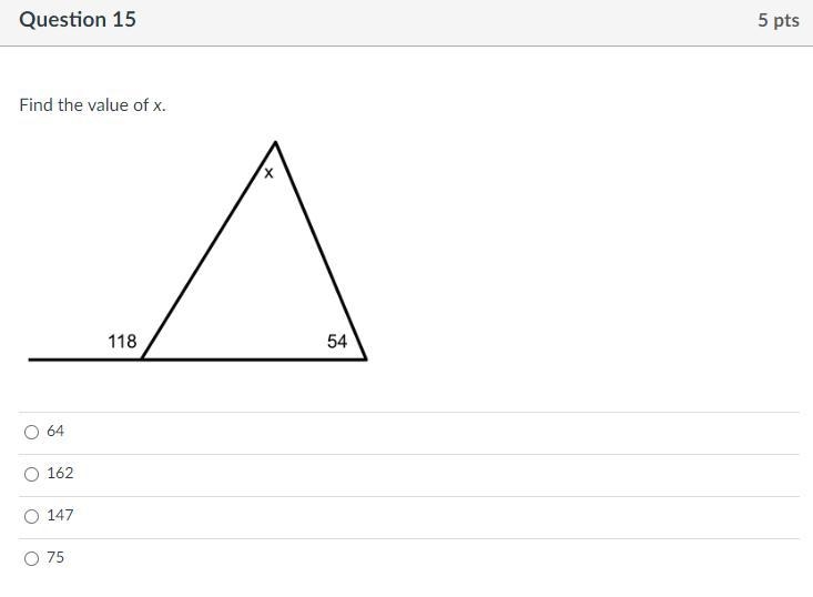 Please help ! <3 Find the value of x.-example-1