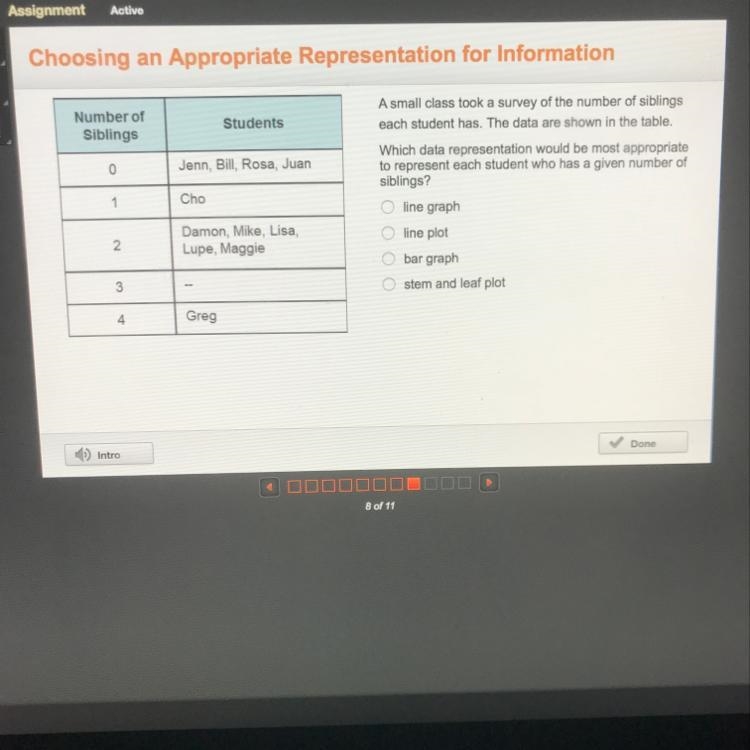 A small class took a survey of the number of siblings each student has. The data are-example-1