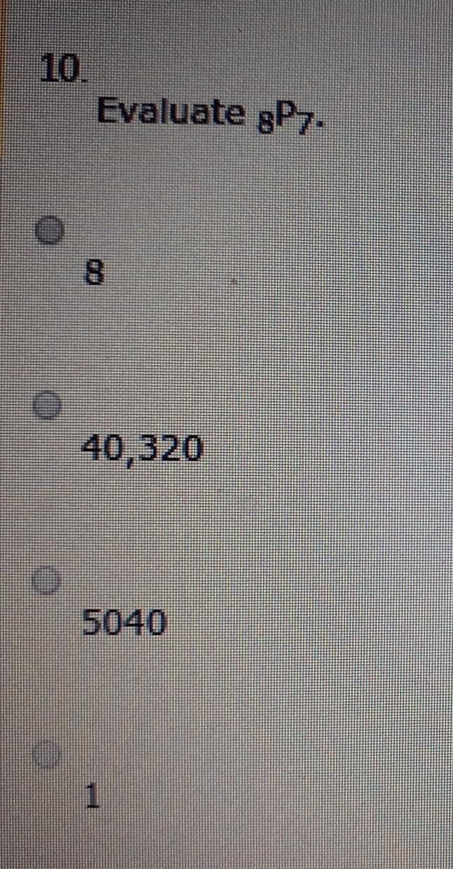 HELP!!! Evaluate 8^P7​-example-1