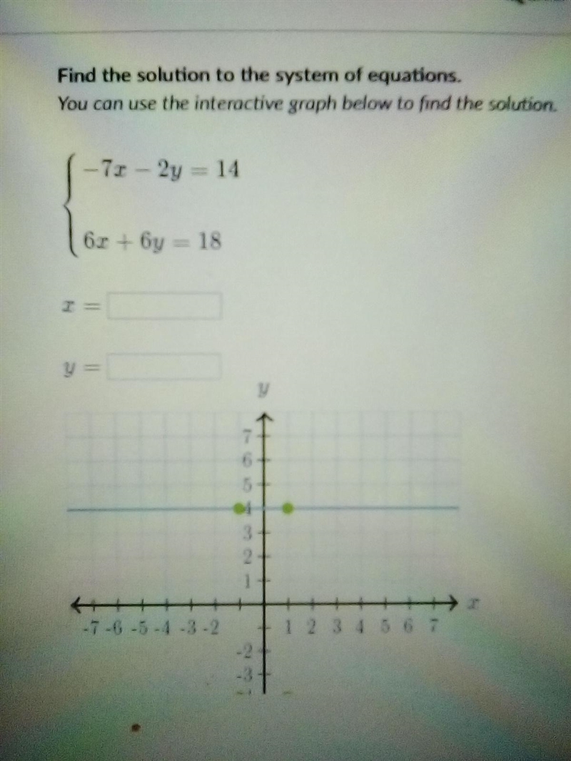 Find the solution to the system of equations.-example-1