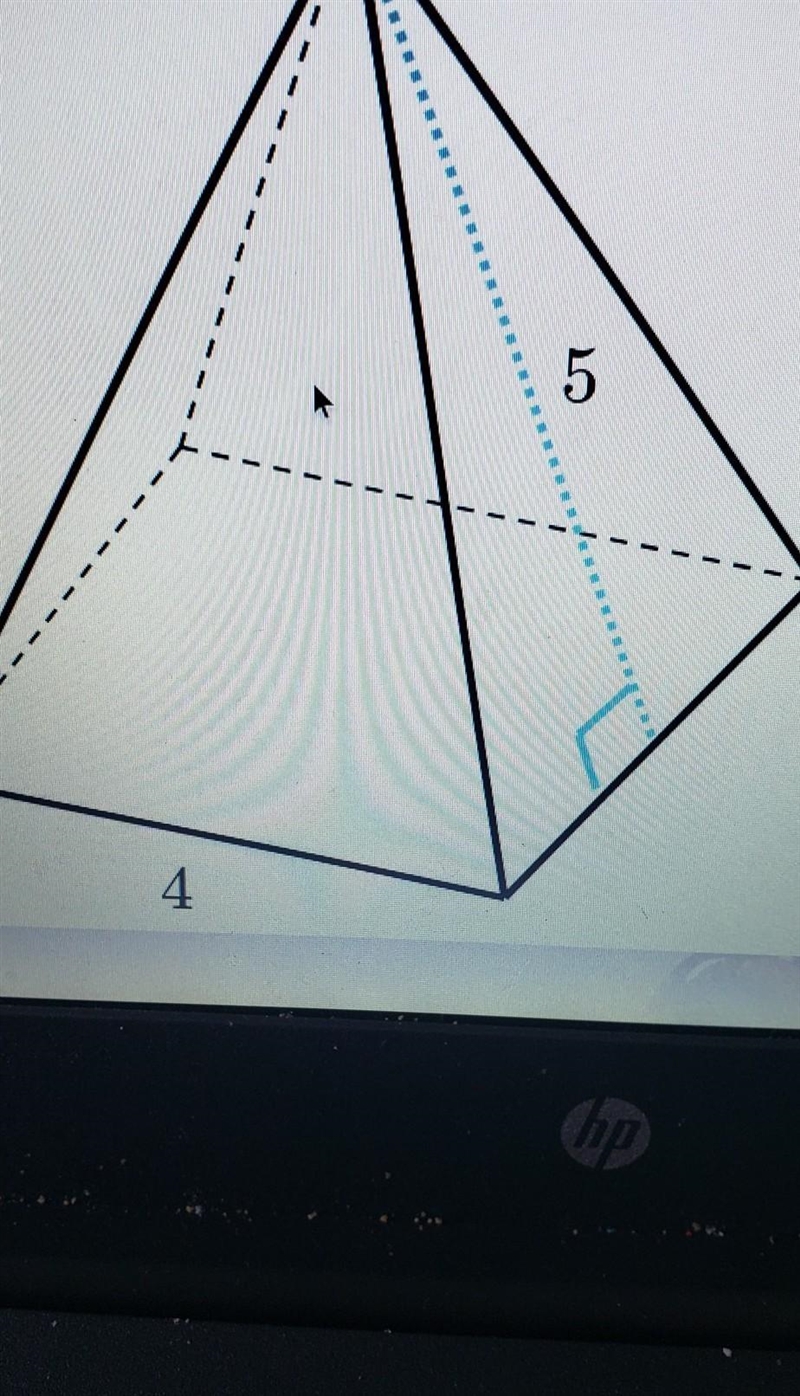 Which expression can be used to find the surface area of the following square pyramid-example-1