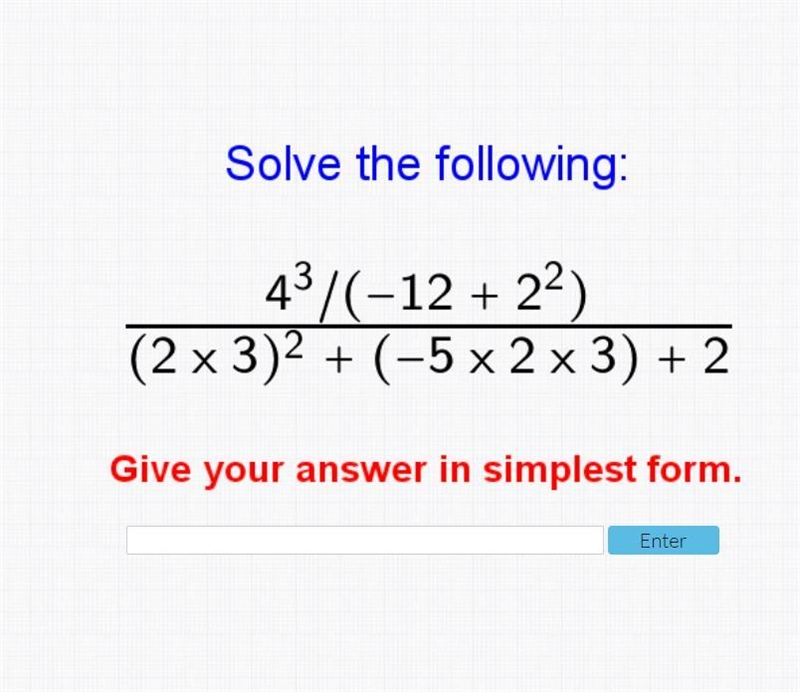 Order of operation with Integers-example-1