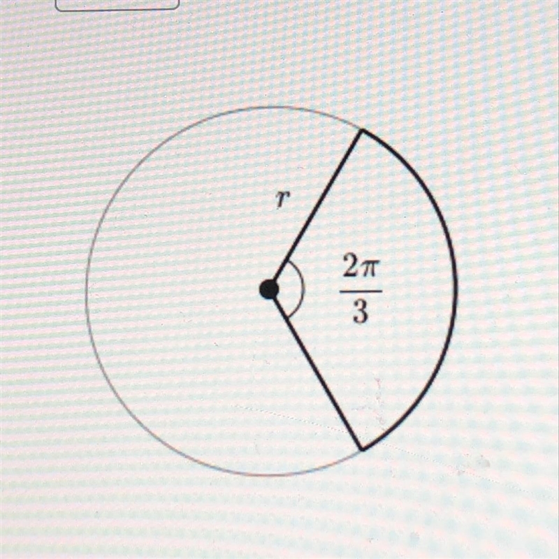 An arc subtends a central angle measuring 2pi/3 radians. What fraction of the circumference-example-1