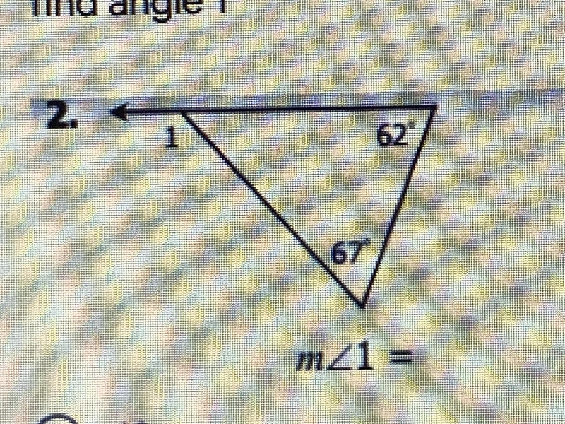 Find the angle 1 in this photos-example-1