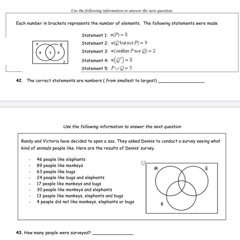 if you’re good with set theory and word problems in math 30 please help with questions-example-1