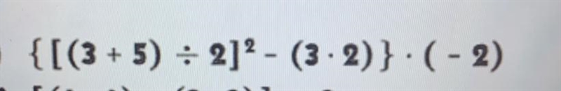 Can someone tell me the answers and show how you did it step by step with the parentheses-example-1